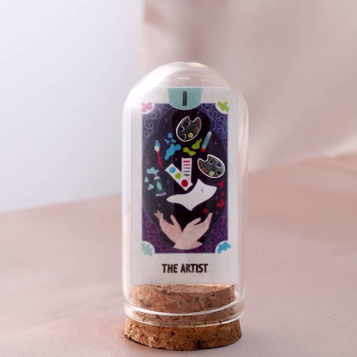 Attic creations – wholesale Stud/post earrings – TT71003 THE ARTIST Painter Palette Earrings1