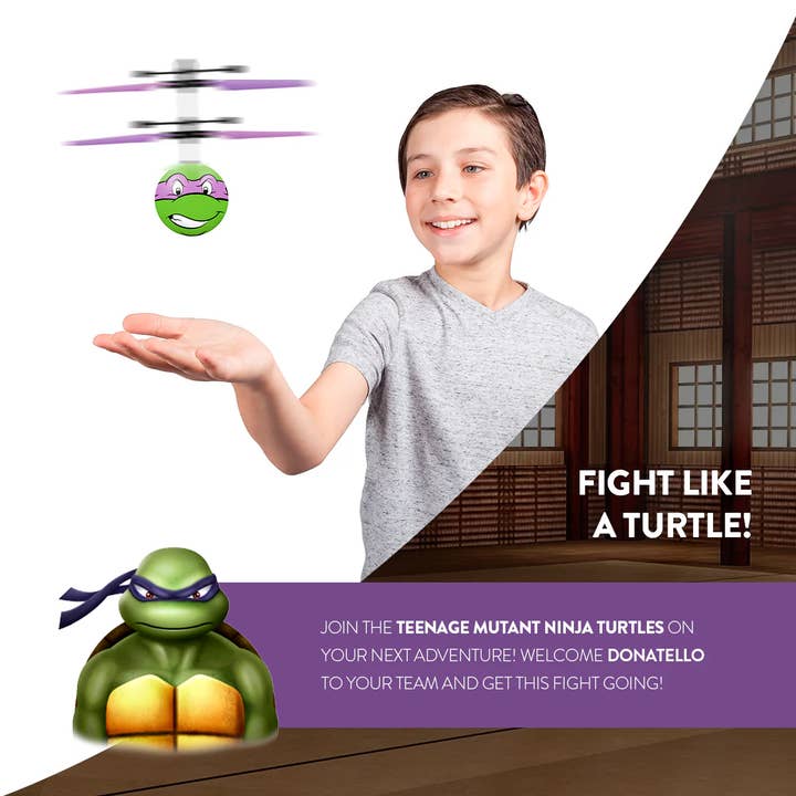 World Tech Toys - Venta al por mayor Avión de juguete - Niños - Nickelodeon TMNT Donatello UFO Ball Helicóptero4
