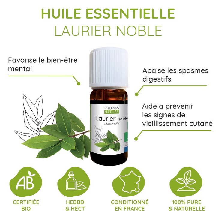 Propos'Nature - Wholesale Essential Oil - Organic Noble Laurel Essential Oil 10ml5