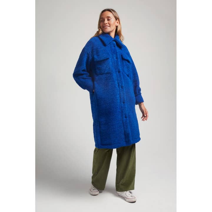 Robin - Venta al por mayor Abrigos de piel/piel sintética - Mujer - Hunter Royal Blue Coat
