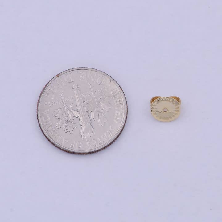 Aim Eternal - Wholesale Stud/Post Earrings - Gold Earring Backs for Stud Earring ,Adjustable Hypoallergenic Earring Backs For Jewelry Making Supply K-7991
