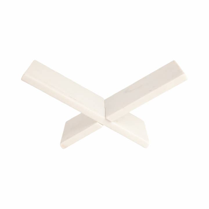 Sagebrook Home - Wholesale Decorative Tray - White 13 in. Modern Marbled Novelty Bookstand