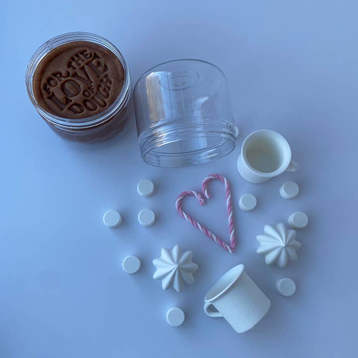 Hot Cocoa Double Jar for wholesale by For the Love of Dough Co