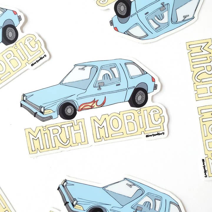 MIRTH MOBILE STICKER for wholesale by Hearts and Sharts
