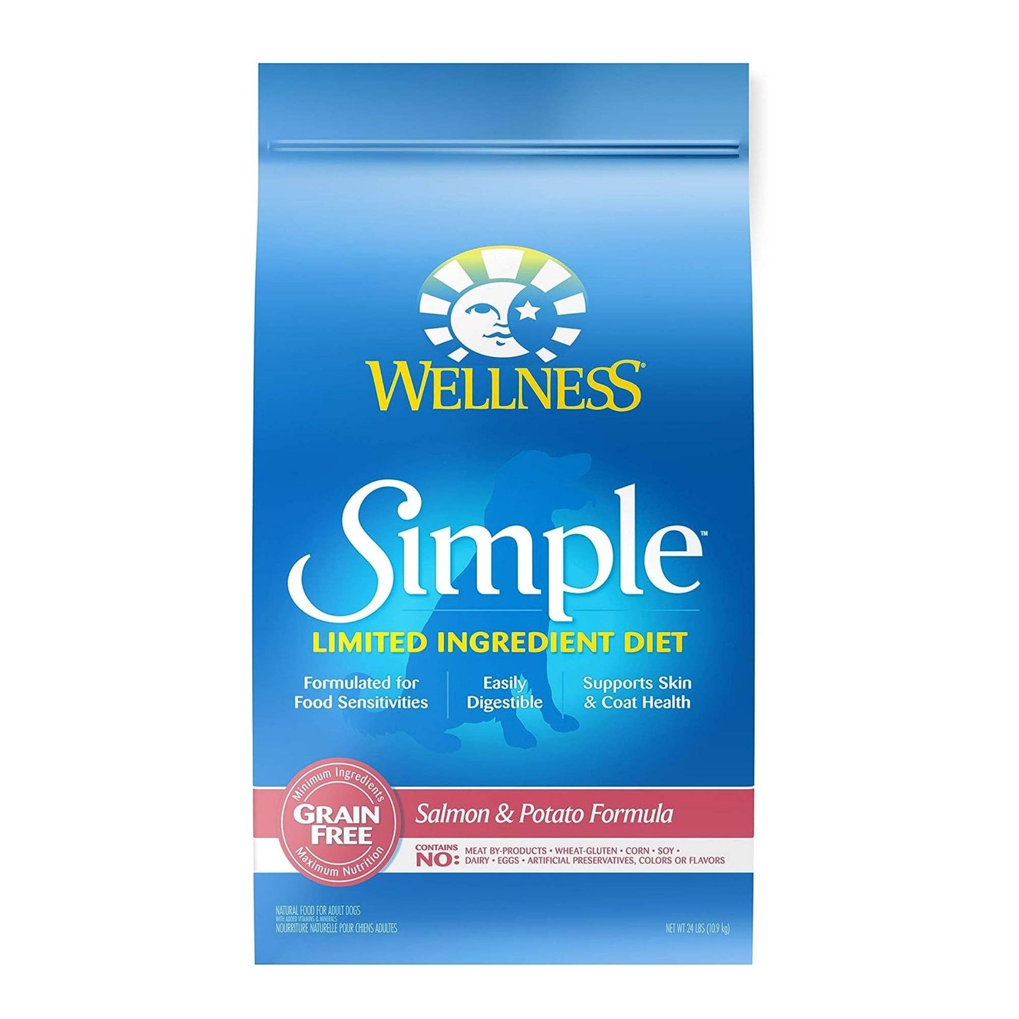 Petdropshipper - Wholesale Pet Supplement - Dog - Wellness Dog Simple Salmon Potato 24Lb0