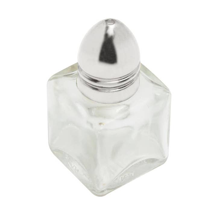 1/2 Oz. Stainless Steel Cube Salt & Pepper Shaker, 12/PK for wholesale by KT Supply