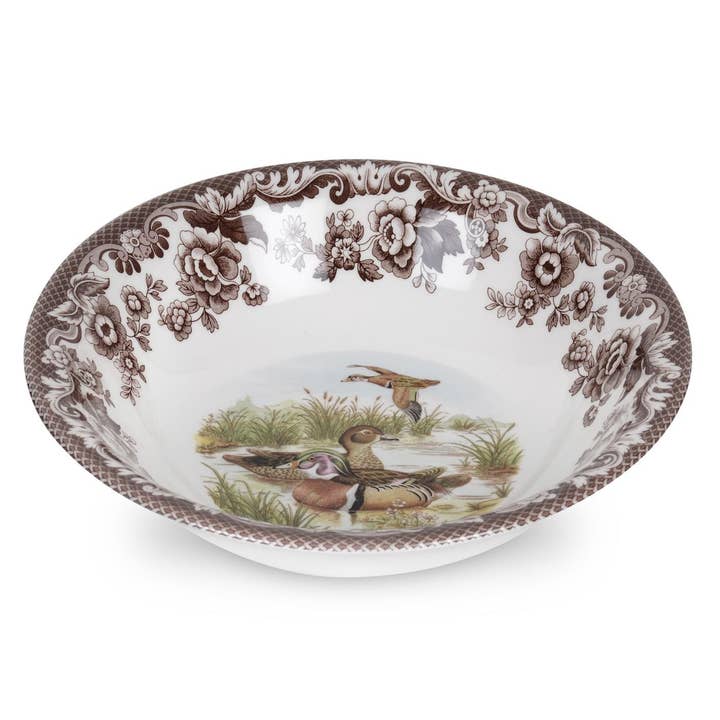 Spode Woodland Collection Ascot 8 Inch Cereal Bowl Wood Duck for wholesale by Portmeirion, Spode, Pimpernel, Nacthmann, Wrendale Designs