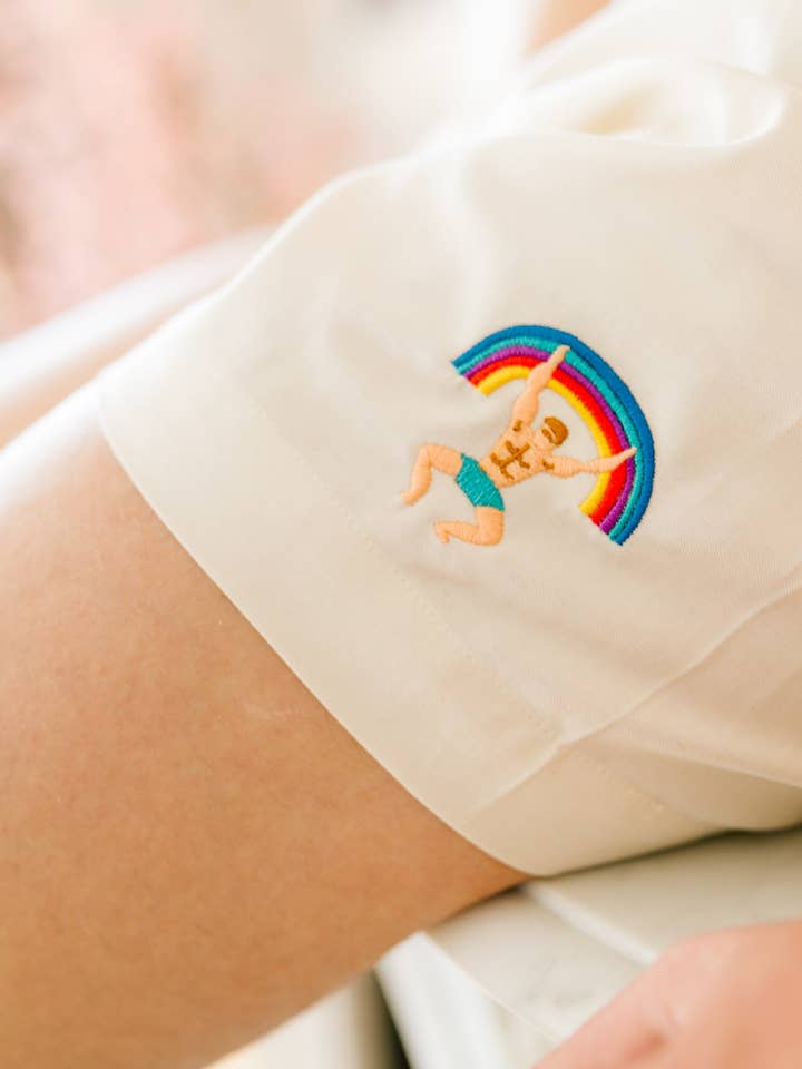 Caleçon Rainbow man pour la vente par LUNDI AU SOLEIL