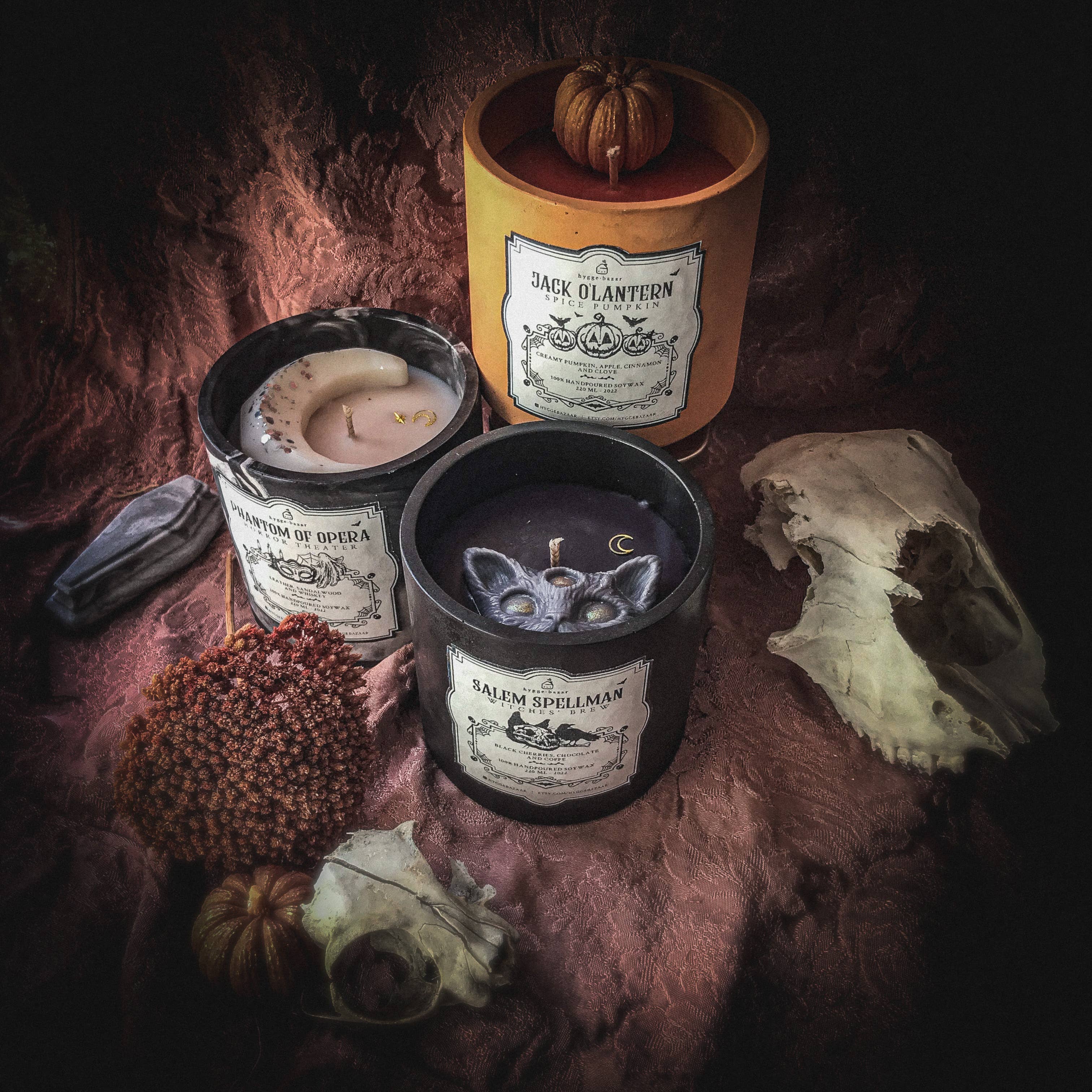 HyggeBazar - Ilaria Faraoni – Großhandel Kerze im Glas / gefüllte Kerze – Halloween-Edition Duftkerzen aus Sojawachs6