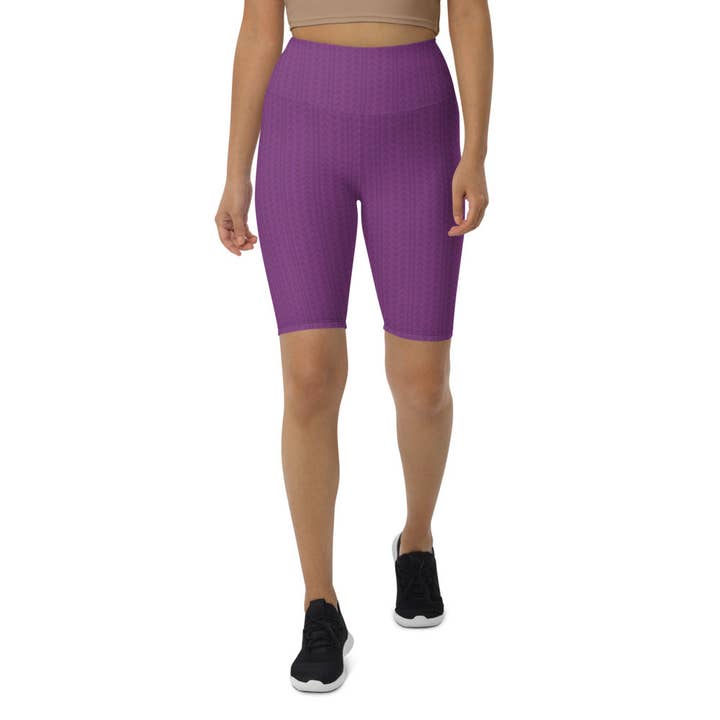 Lilafarbene Bikershorts Dahlia für den Großhandel von HAVAH