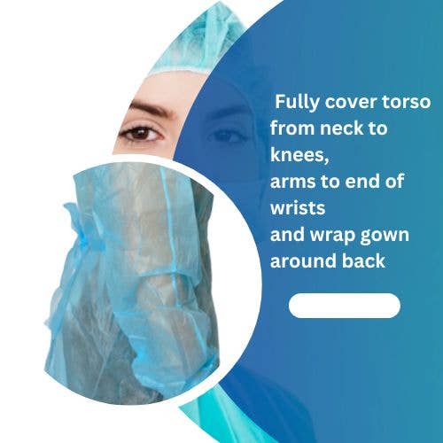 Sierra Socks - Wholesale Protective face mask/shield - Disposable Isolation Gowns, Medical & PPE Elastic Cuff Gowns8