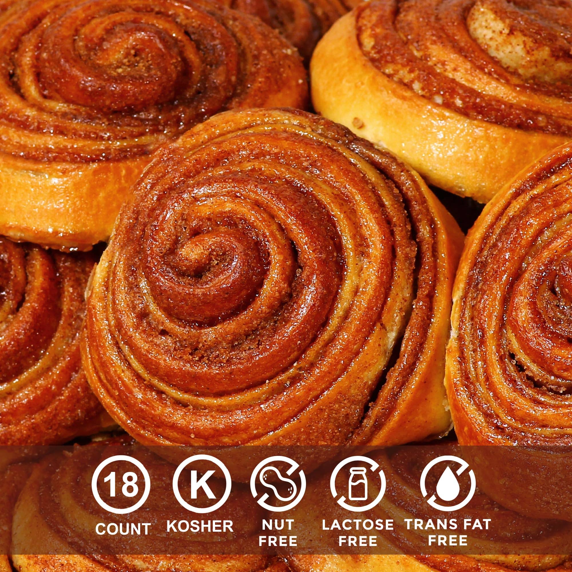 Stern's Online - Wholesale Cookie - Cinnamon Rolls 80 Individually Wrapped - Stern’s Bakery1