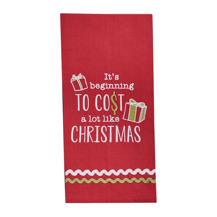 Cost A Lot Like Christmas Dishtowel for wholesale by Split P
