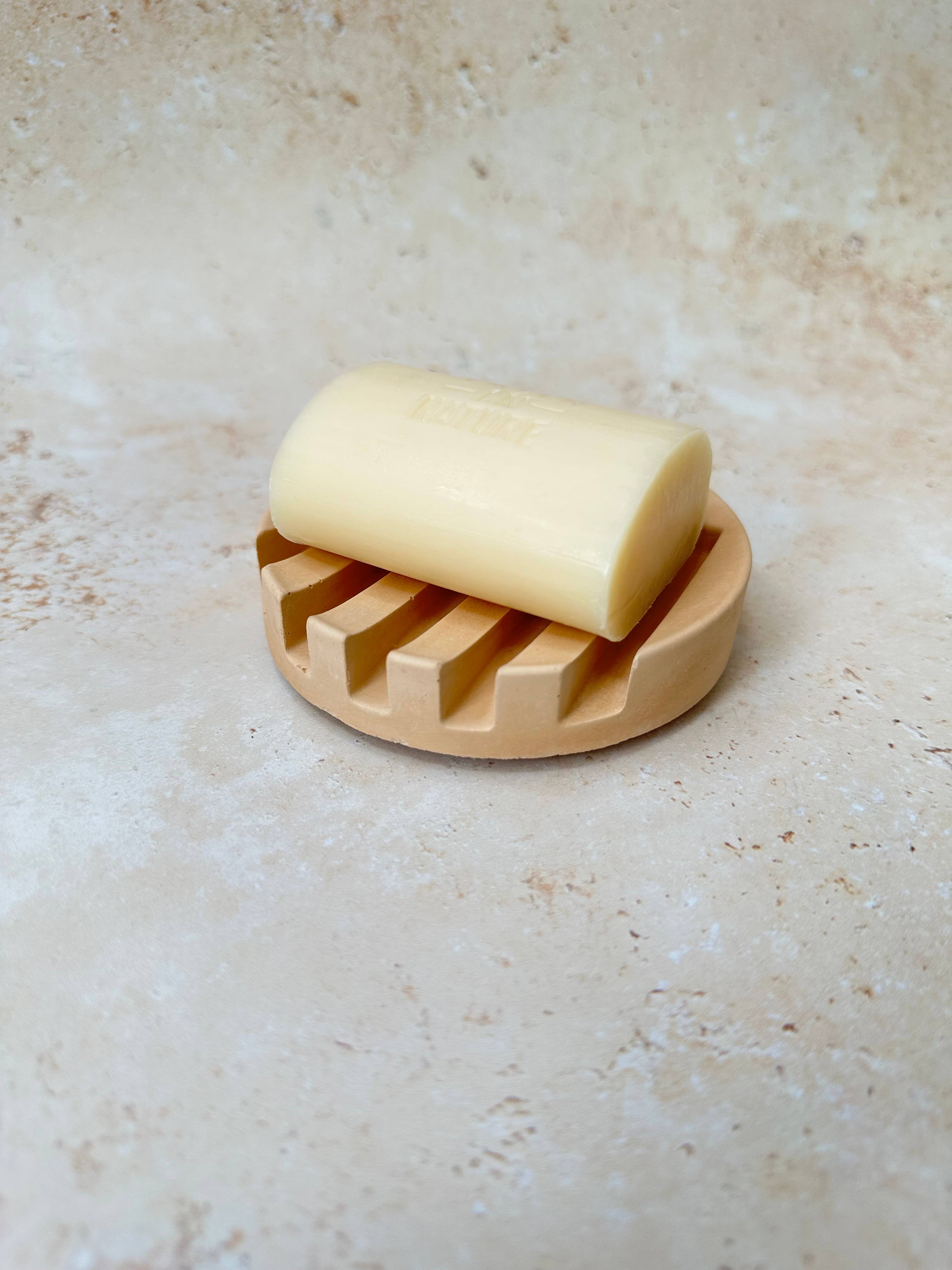 Smells Like Home Store - Wholesale Bath Soap Dish - Round Flow Concrete Soap Dish5