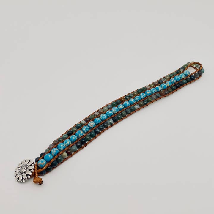 Mio Queena - Vente Bracelet de perles - Bracelet en perles fait main Bracelet en pierre naturelle18