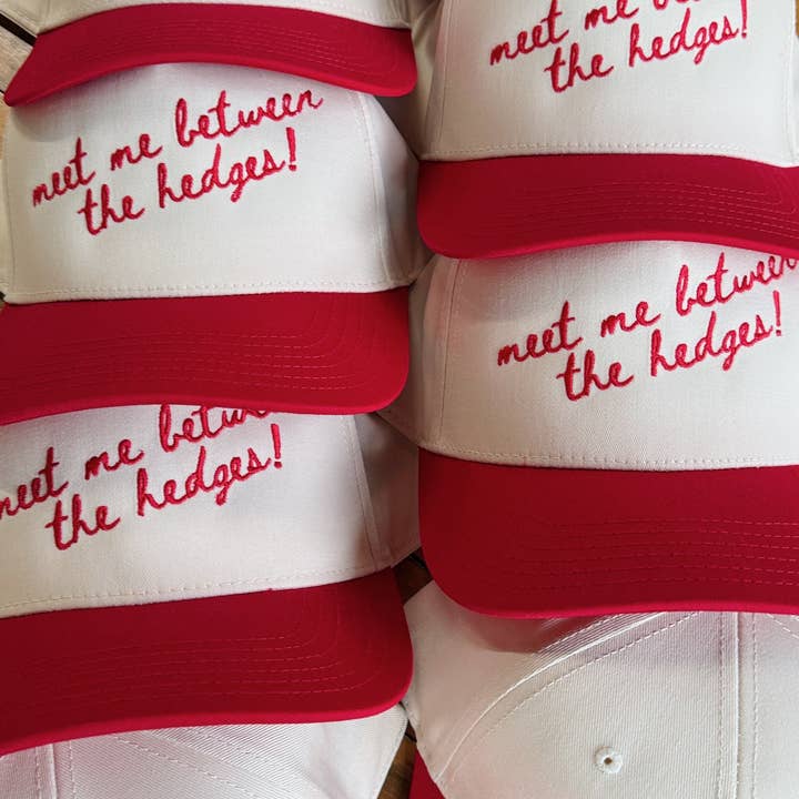 La Fête Goods – wholesale Baseball cap – Women's – Meet Me Between the Hedges! Canvas Hat0