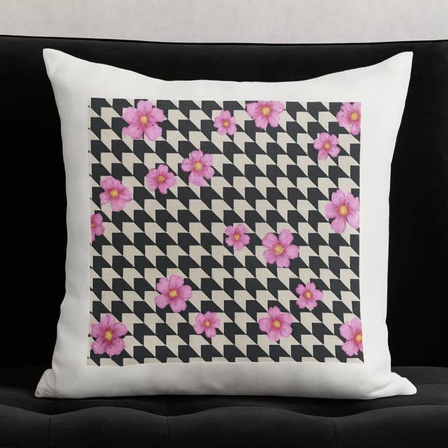 FLOWER PAT Vibrant Floral Throw Pillows - Accent Cushions for Home Decor for wholesale by IAKAM
