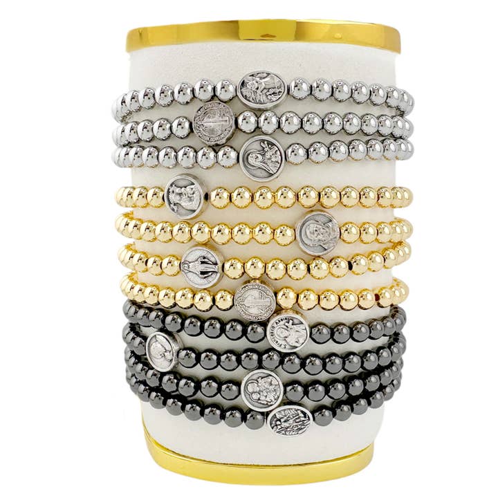 Love, Lisa - Wholesale Prayer beads bracelet - Subliminal Saint 5mm Beaded Stretch Bracelets35