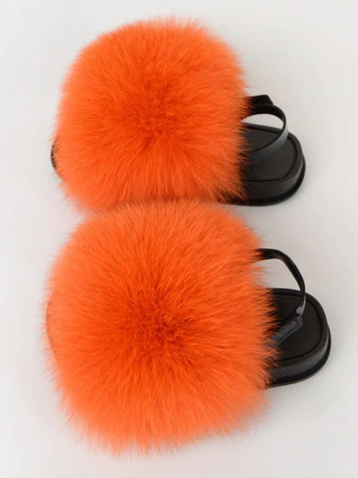 Feelin' Extra Fab Fur Sandals by Liv and Mia for wholesale by Mia Belle Girls • Wholesale