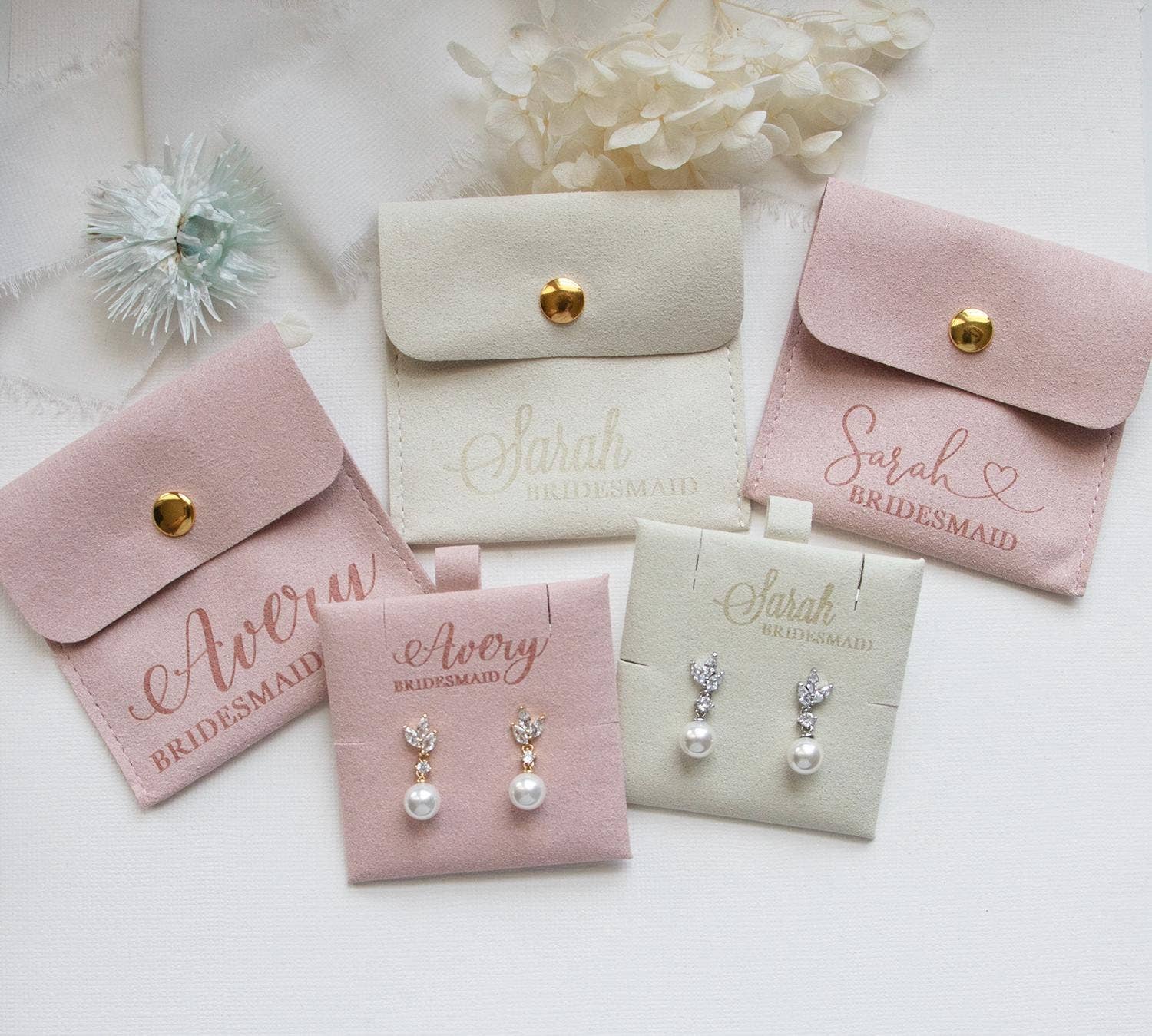 allureweddingjewelry - Wholesale Pouch - Women's - Custom Personalized Jewelry Card Insert and Pouch3