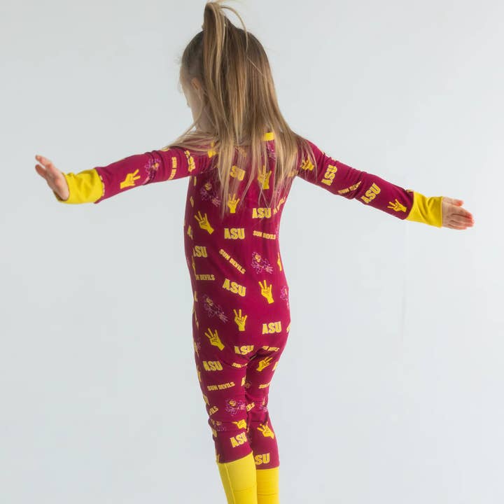Tailgate Tikes - Wholesale Jumpsuit - Baby - Arizona State Sun Devils Zippy One-Piece5