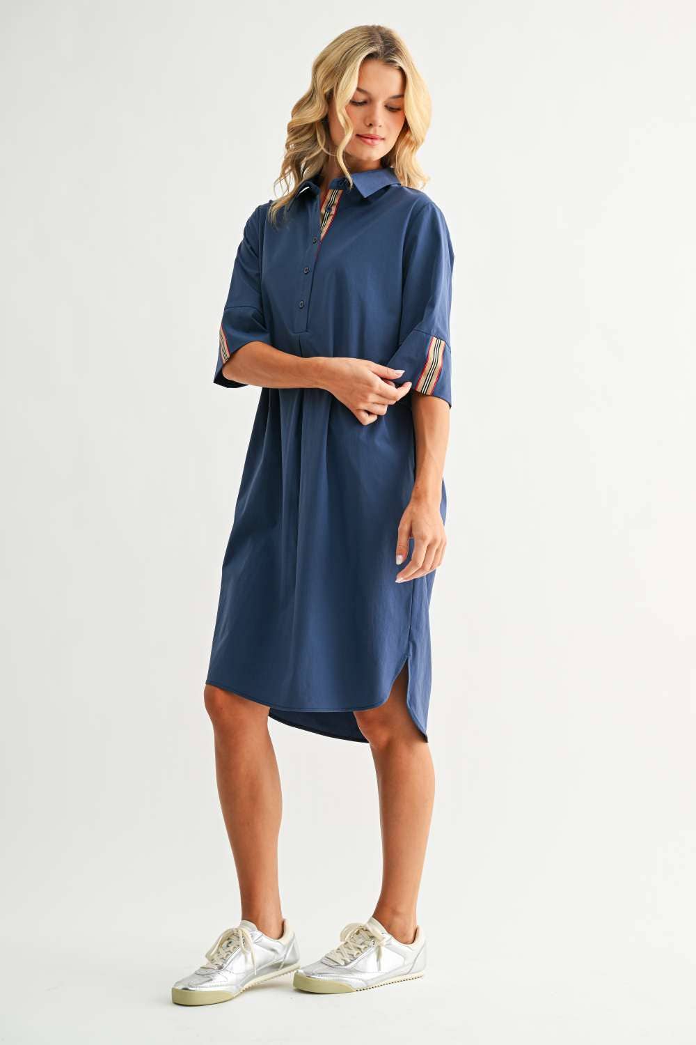 Joh Apparel - Wholesale Dress - Women's - Wendi Woven Tunic Dress58