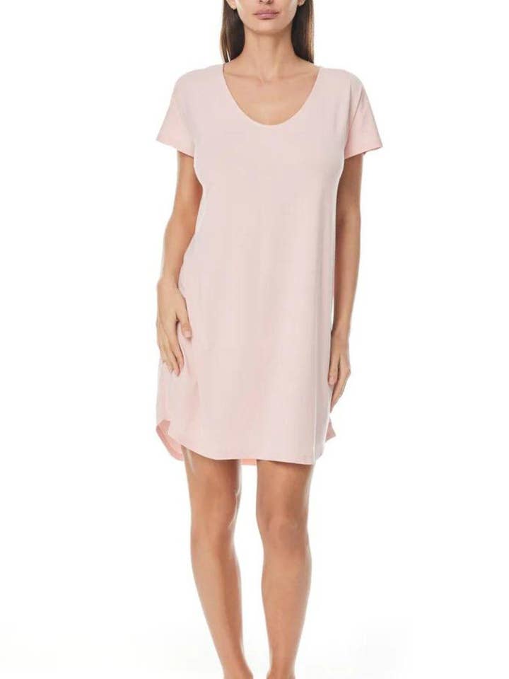 Nuisette en bambou Jean Pink Tee pour la vente par Gingerlilly