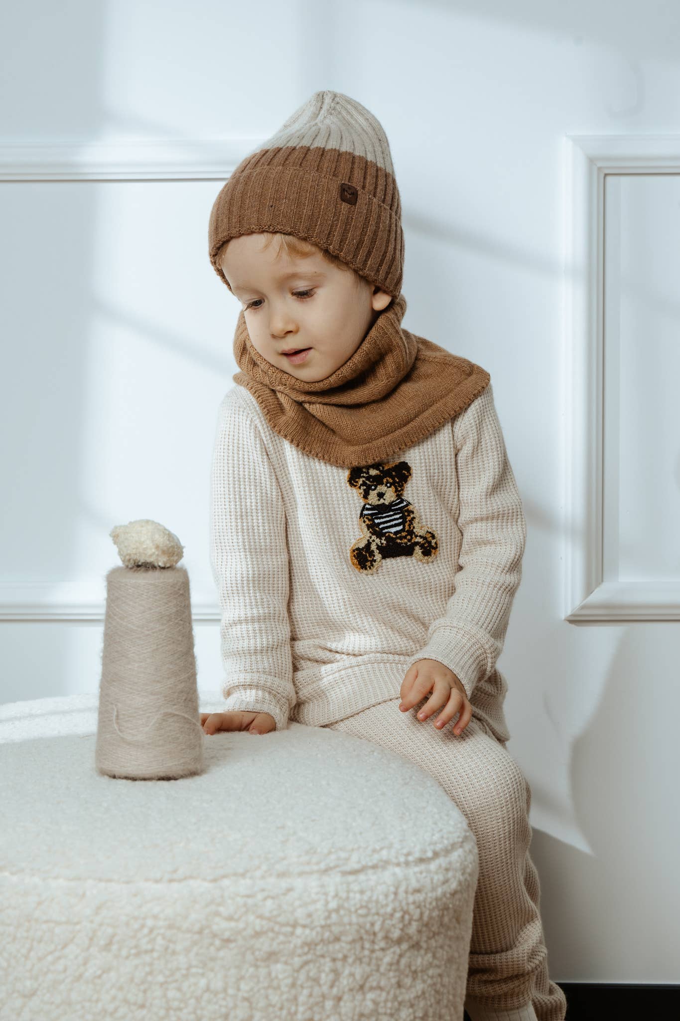 Tracksuit for Boys Deidre Beige for wholesale on Faire3