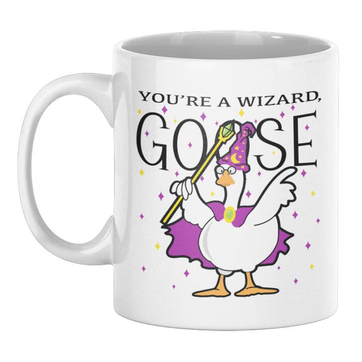 "Tu es un sorcier, oie" Tasse Harry Potter pour la vente par Lucky Mfg. Co.