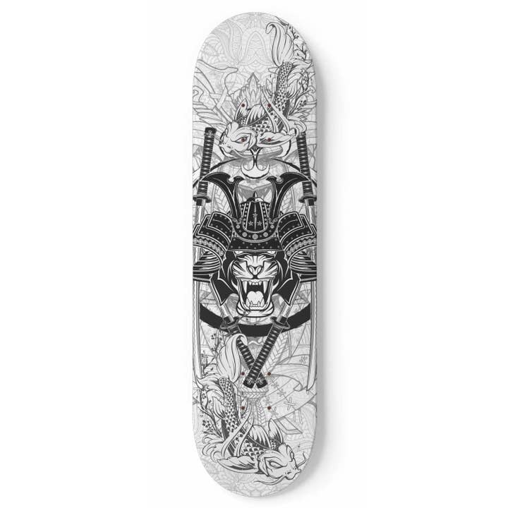 Samurai Nightmare #1.5.0 - skateboard wall art for wholesale by SkateboardArtsy