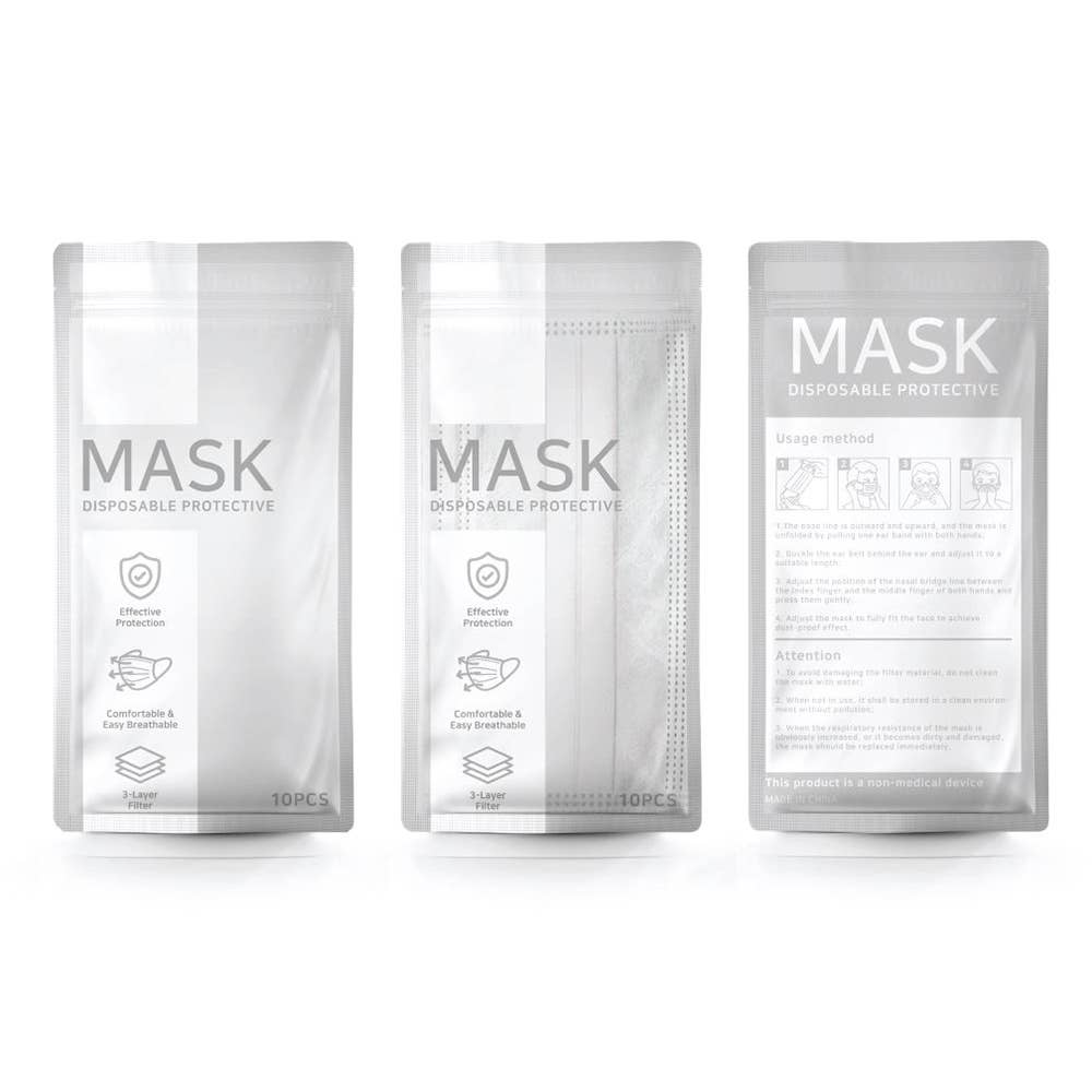 Sensibling Corp. - Wholesale Protective Face Mask/Shield - 10PCS - Medical Surgical Masks1