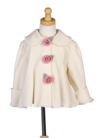 #6014 Ivory Fleece Garden Jacket for wholesale on Faire