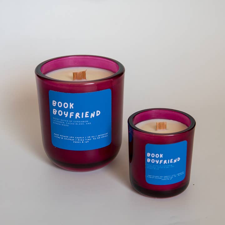 Pages and Ink - Wholesale Jar/Filled Candle - Book Boyfriend: Sandalwood Candle10