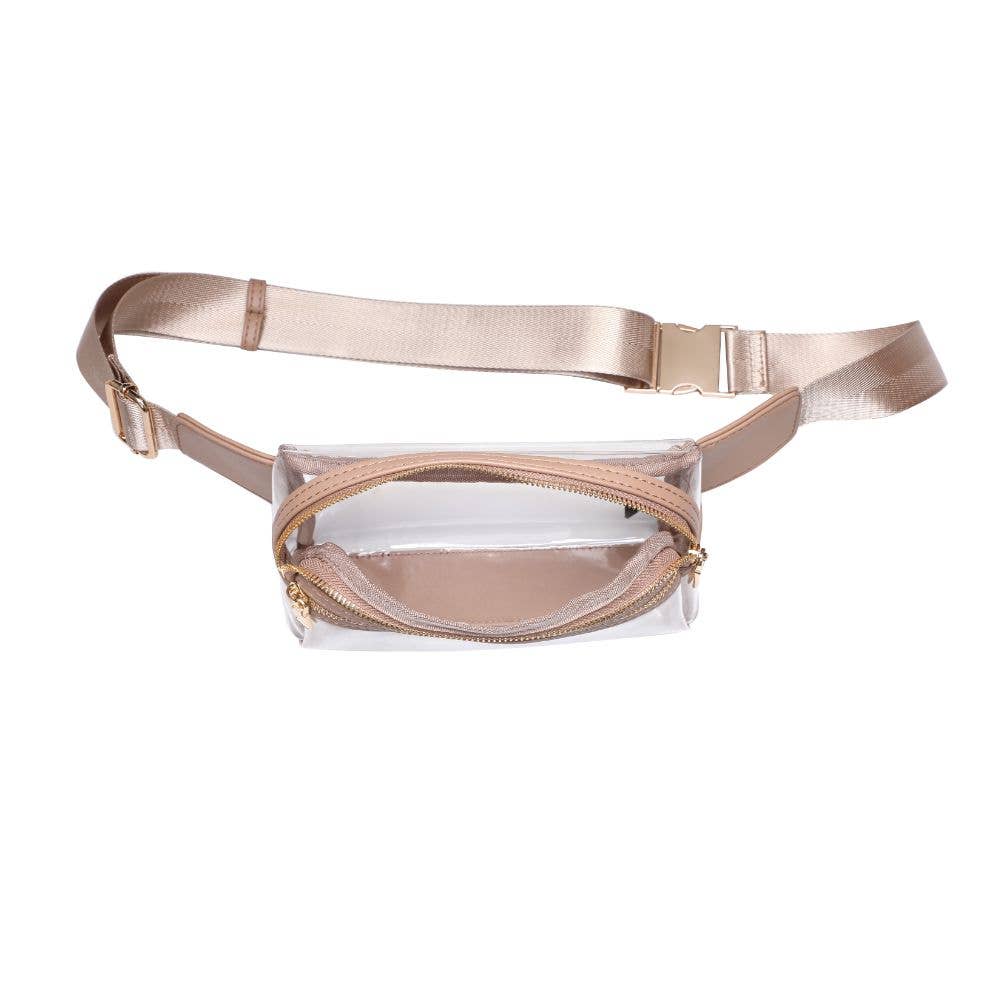 Urban Expressions – wholesale Midjeväska - Dam – Air Clear transparent midjeväska med två dragkedjefack37