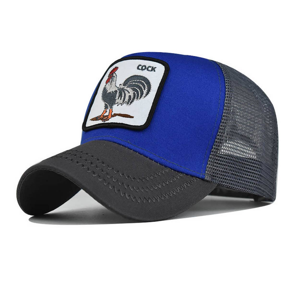 ACCITY - Wholesale Trucker Hat - Unisex - NEW ANIMAL EMBROIDERED BREATHABLE MESH TRUCKER HAT_CWAH13576