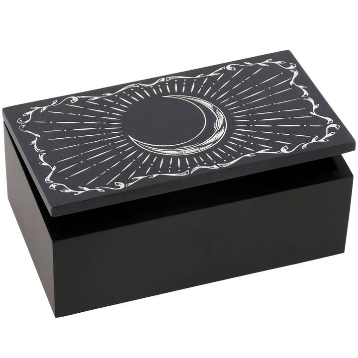 Moon Burst Hinged Box for wholesale by Primitives by Kathy