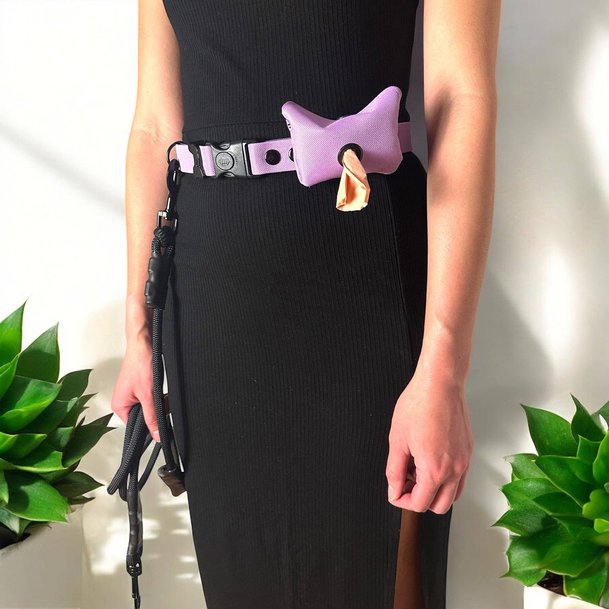 HÜND HAUS - Vente Laisse – chien - Ceinture laisse mains libres pour chien avec corde et porte-sac à déchets4