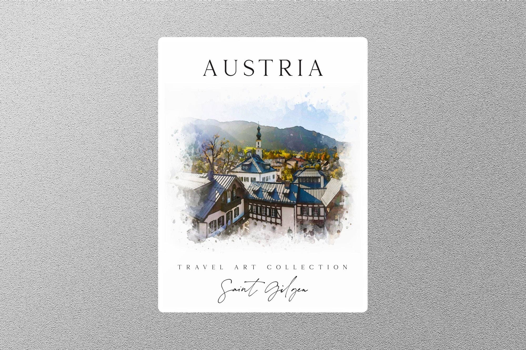 GraffMerch.com - Wholesale Sticker - Austria Travel Sticker1