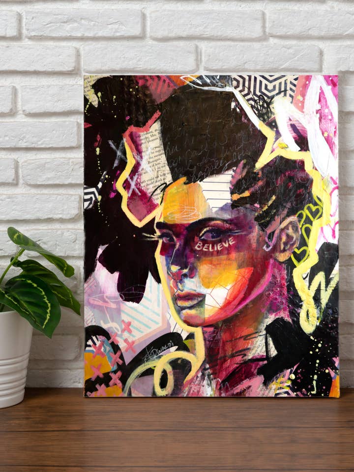 Believe Canvas Print for wholesale by Amanda Rinaldi