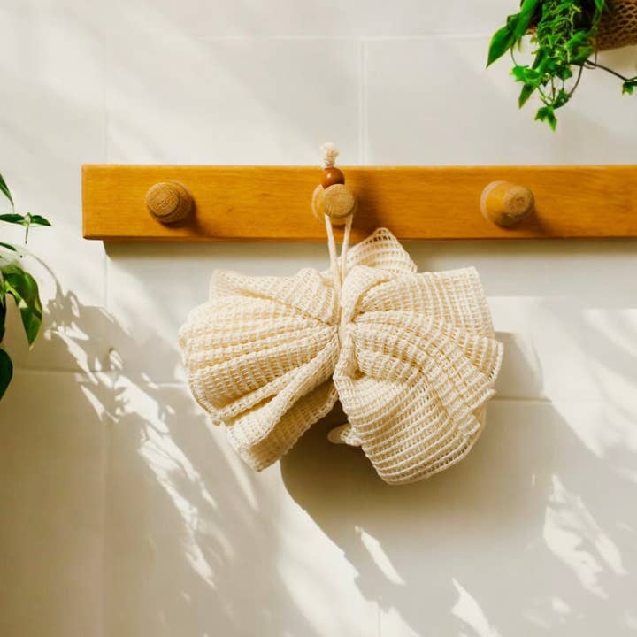 Bamboo Switch - Wholesale Bath Pouf/Sponge - Shower Pouf | Ramie Exfoliating Sponge | Earth Day