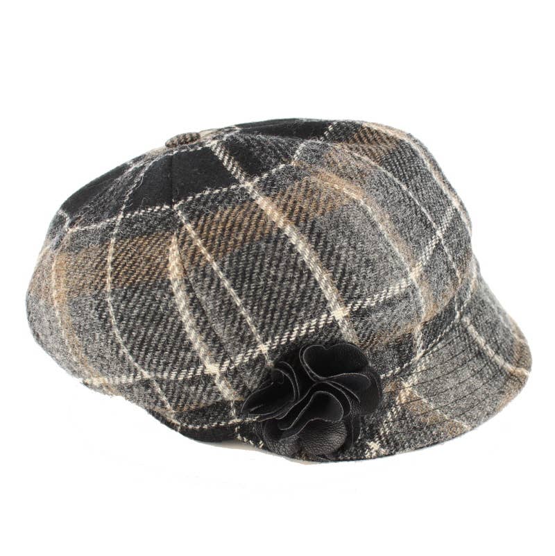 Mucros Weavers - Wholesale Newsboy/Schoolboy Hat - Women's - Ladies 100% Wool Newsboy Cap 211