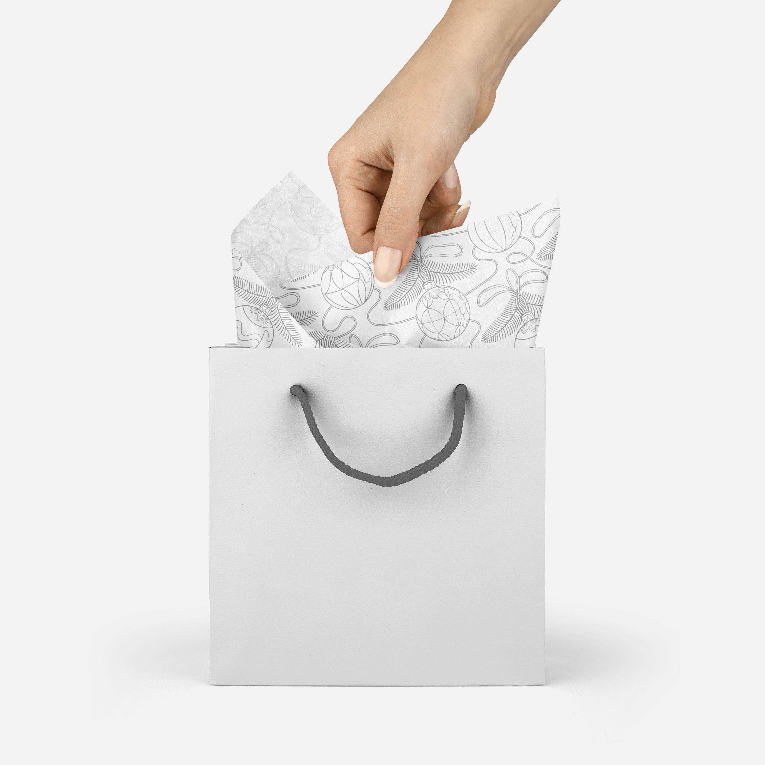 Papergem – wholesale Tissue paper – "Golden Christmas Ornaments" Tissue Paper4