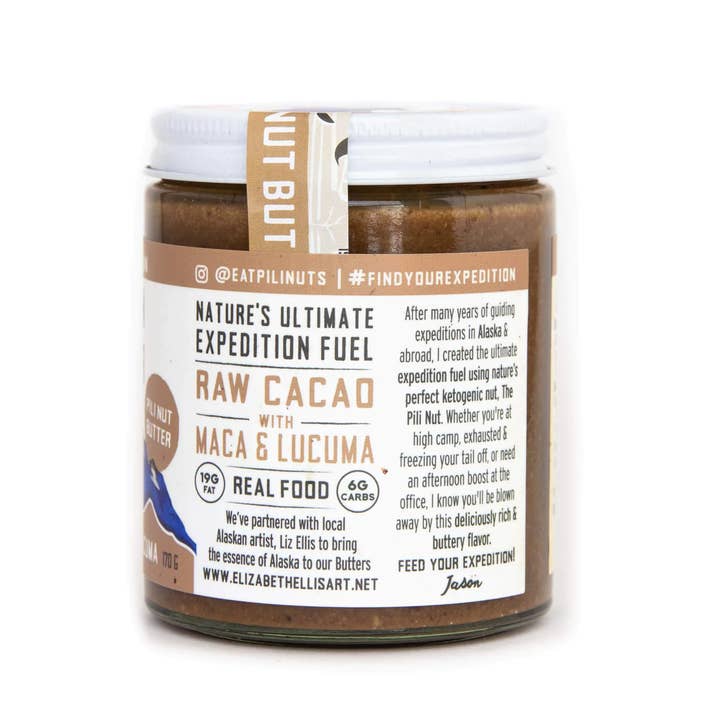 Pili Hunters - Wholesale Nut Butter - Pili Hunters Raw Cacao Expedition Pili Nut Butter (8oz)
