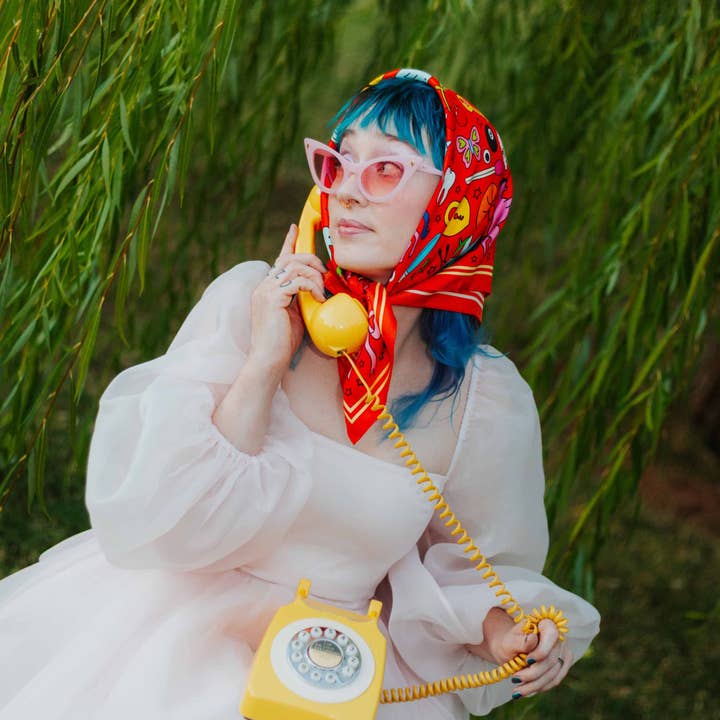 The Peach Fuzz - Wholesale Scarf – Women's - Trinket Treasures Silk Scarf5