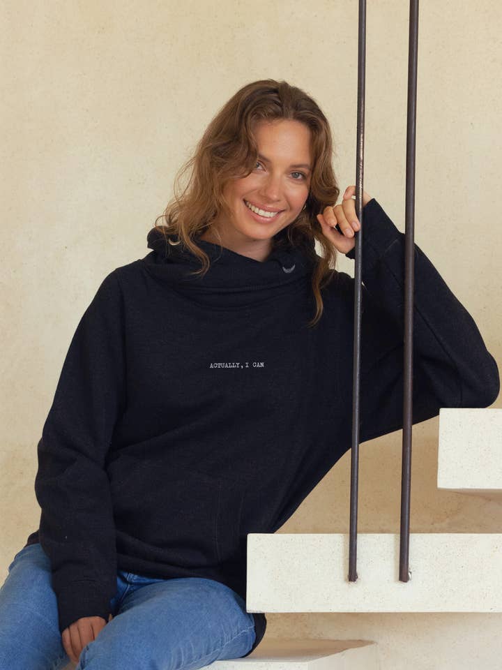 "Actually, I Can" Infinity Hoodie for wholesale by Om & Ah