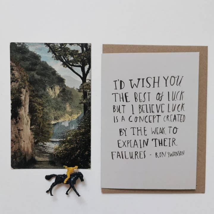 Cartão de boa sorte por atacado de Dick Vincent Illustrations