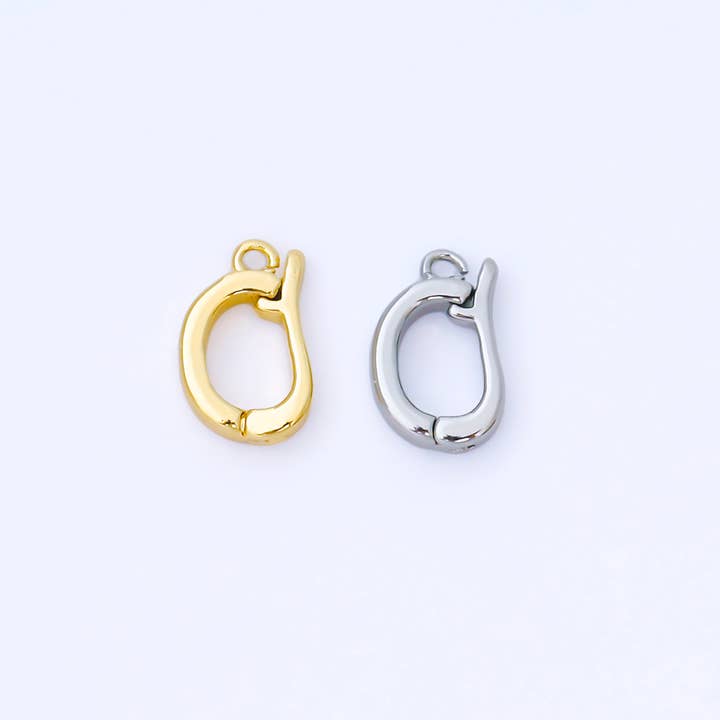 Rehausseur de bélière en or rempli 24K Porte-charme minimaliste Bélière articulée Z1491 pour la vente par Aim Eternal