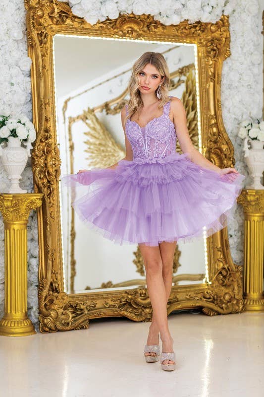 Dancing Queen Dress - Wholesale Dress - Women's - Playful Mini Homecoming Dress11