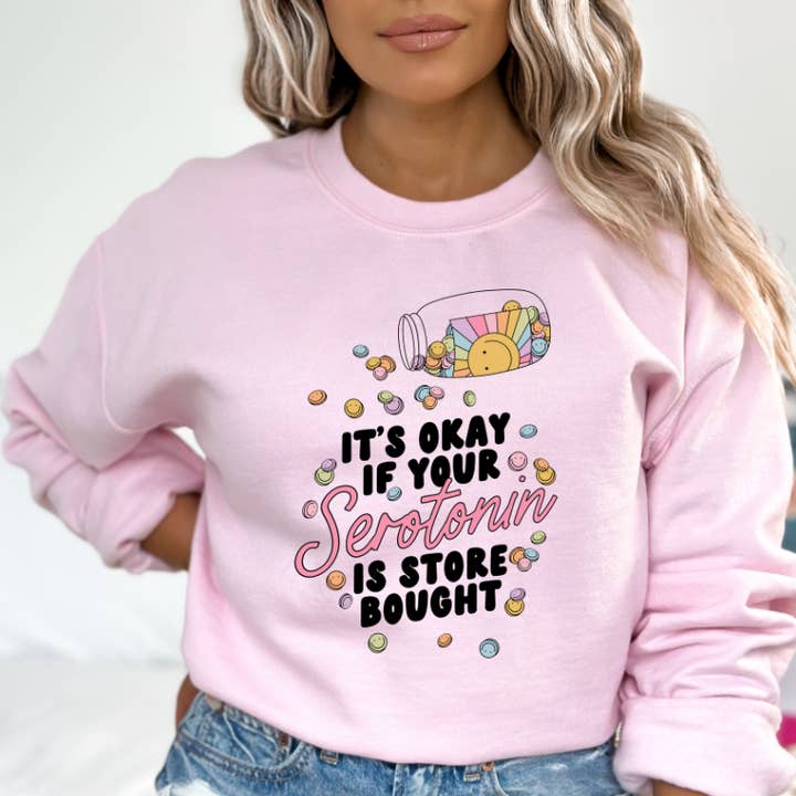 Store Bought Serotonin for wholesale by Sweet & Sunny Tees