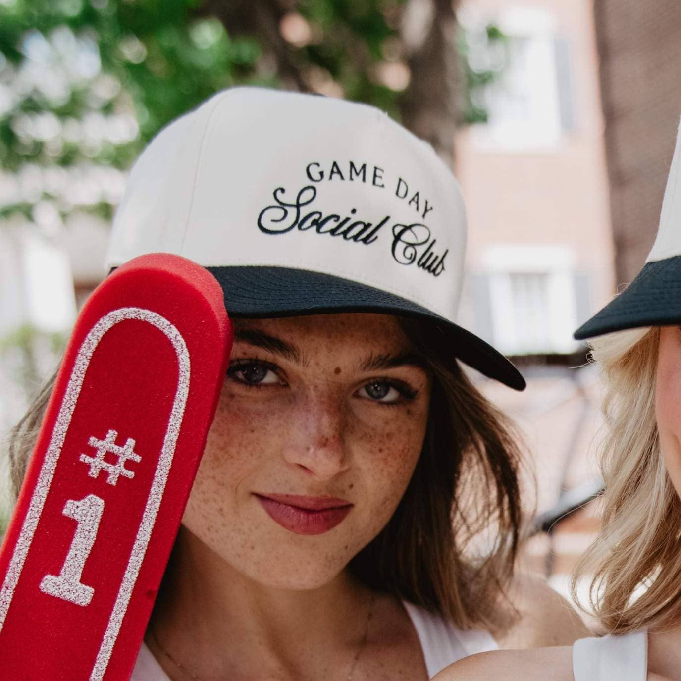 Katydid – wholesale Trucker hat – Women’s – Game Day Social Club Two-Toned Vintage Hat4